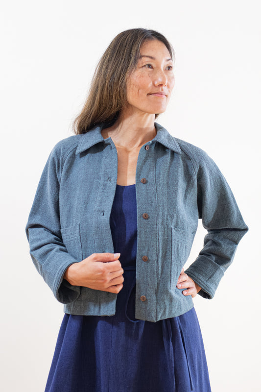 Cropped Boxy Jacket