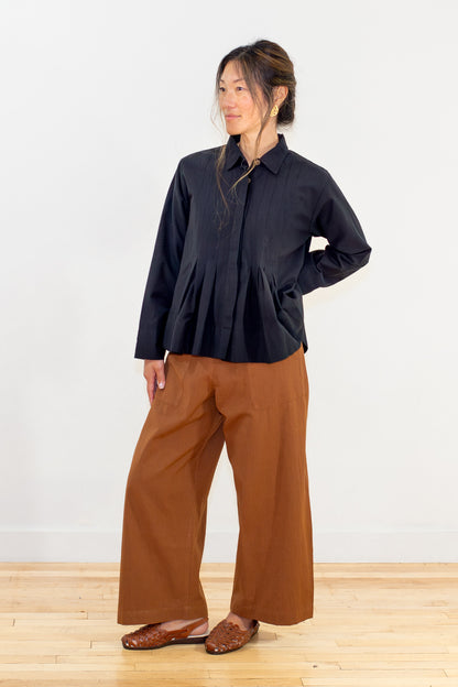 Pleated Drama Shirt