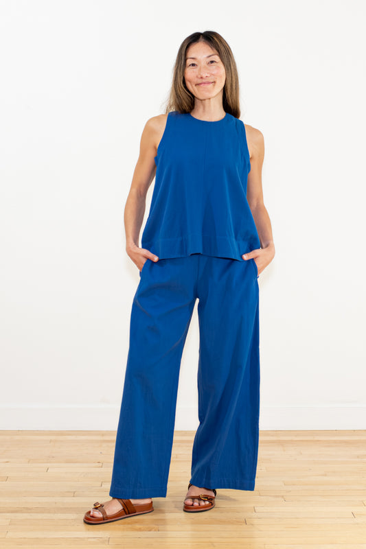 Flared Sleeveless Blouse