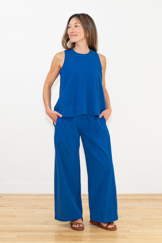 Flared Sleeveless Blouse