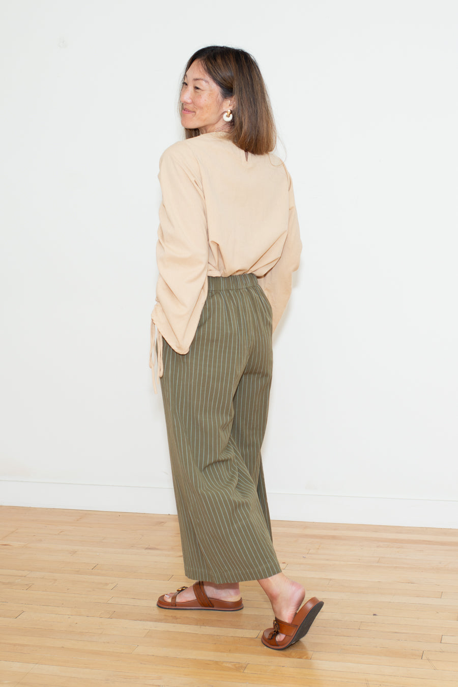 Front Button Detail Pant