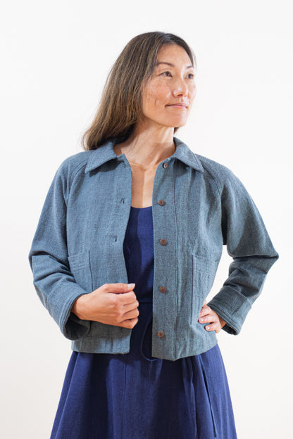 Cropped Boxy Jacket