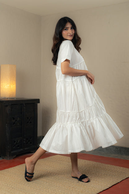 Cascade Breezy Tiered Dress