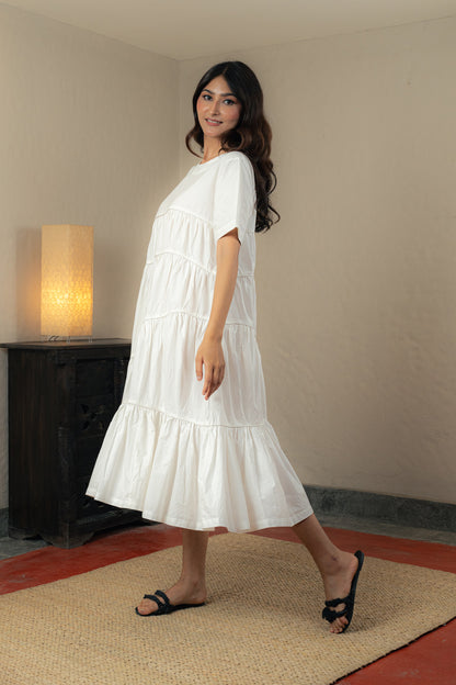 Cascade Breezy Tiered Dress